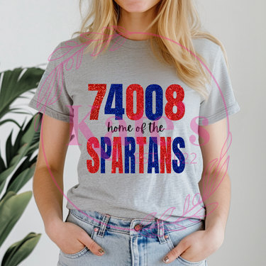 74008 Home Of The Spartans Shirt